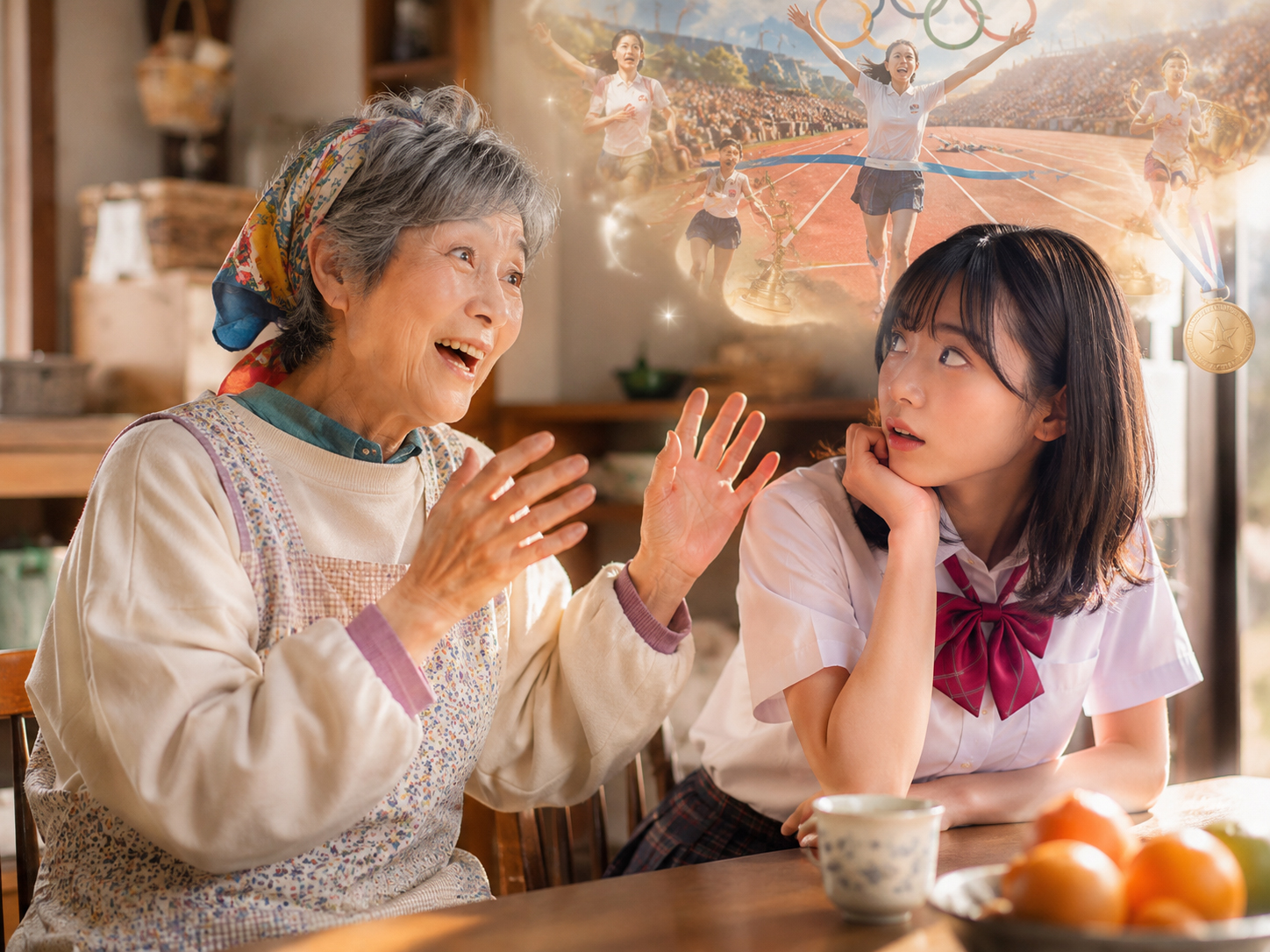 グランマ・ビクトリーが名前の由来を語る